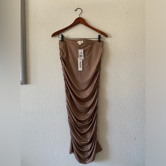 NWT L’AGENCE Otis Pencil Skirt in Ginger Snap - Picture 2 of 6